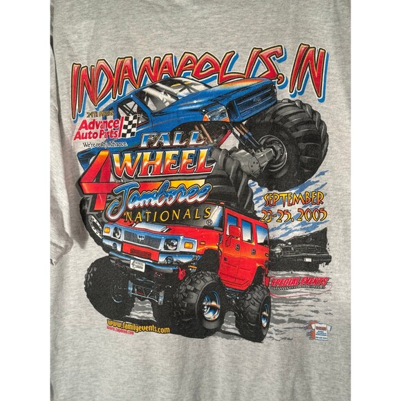 2005 Indianapolis Indiana Fall 4 Wheel Jamboree Nationals 4x4 Shirt XL - Picture 10 of 10